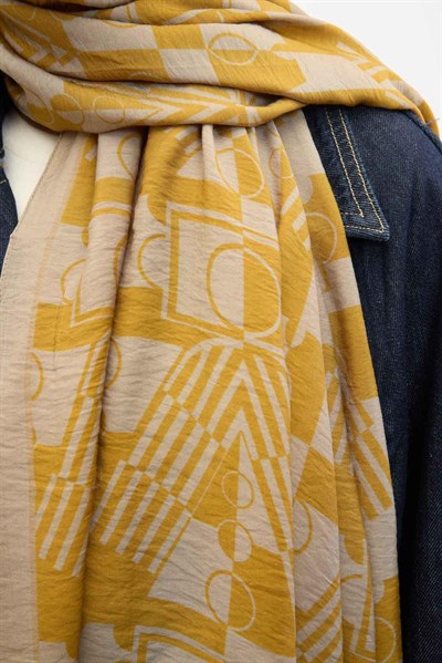 Urban Hours Elvora Hardal Mayda Şal 190x70