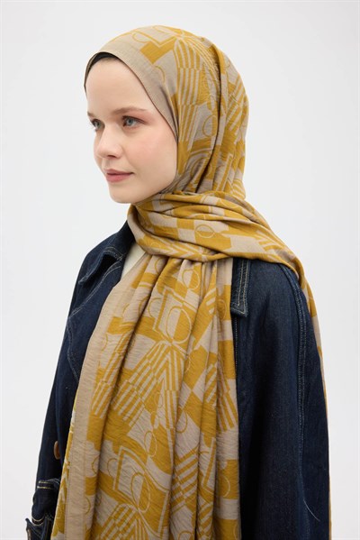 Urban Hours Elvora Hardal Mayda Şal 190x70