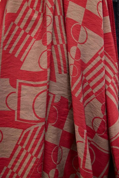 Urban Hours Elvora Kırmızı Mayda Şal 190x70