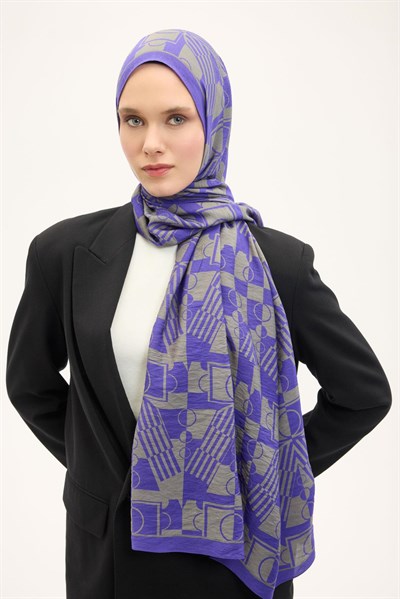 Urban Hours Elvora Mor Mayda Şal 190x70