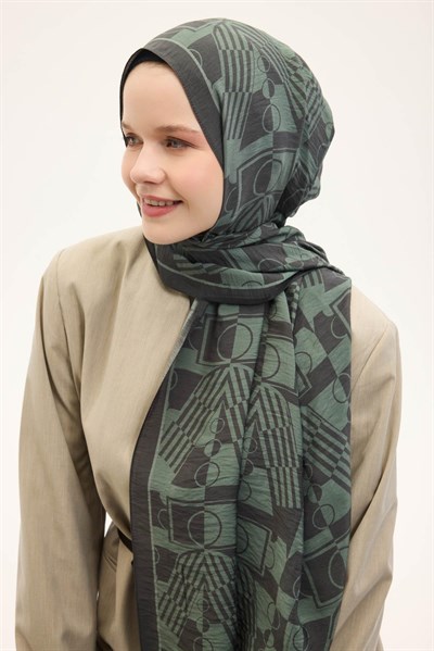 Urban Hours Elvora Antrasit Mayda Şal 190x70