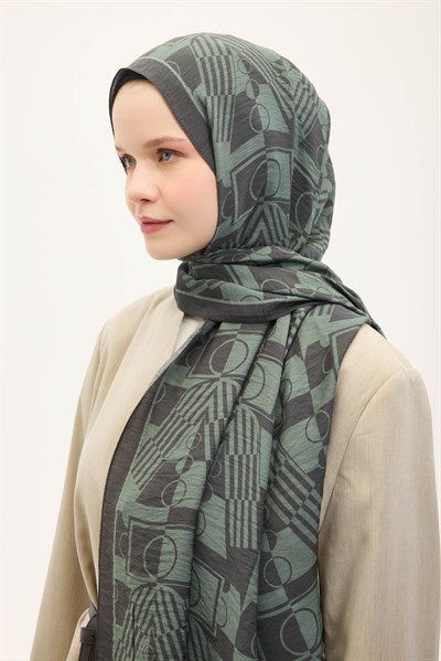 Urban Hours Elvora Antrasit Mayda Şal 190x70