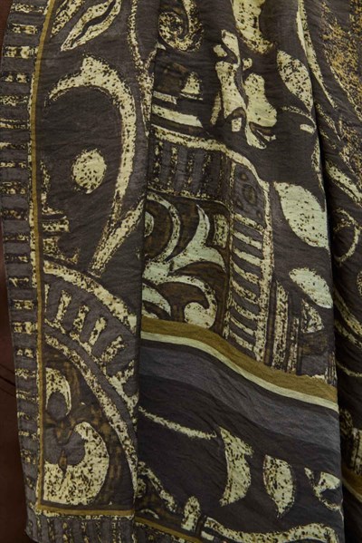 Urban Hours Antik Acı Kahve Mayda Şal 190x70