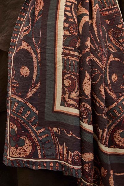 Urban Hours Antik Mürdüm Mayda Şal 190x70