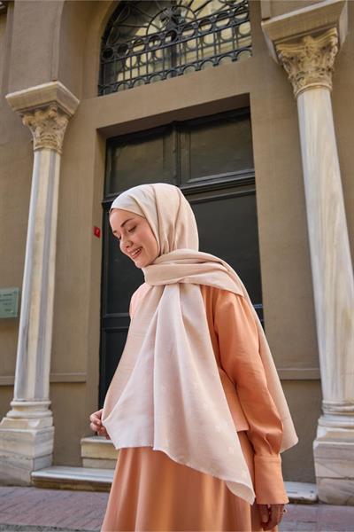 Silk Home Monogram Pamuk İpek Şal 461001-15