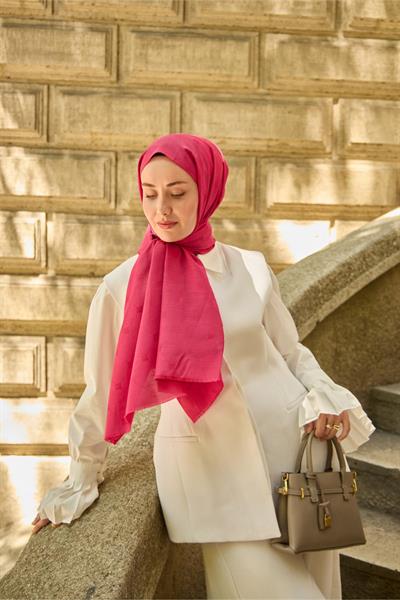 Silk Home Monogram Pamuk İpek Şal 461001-03