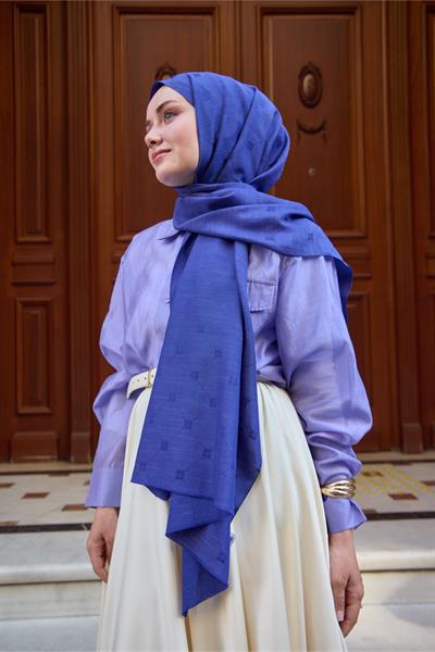 Silk Home Monogram Pamuk İpek Şal 461001-16