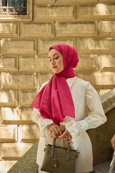 Silk Home Monogram Pamuk İpek Şal 461001-03