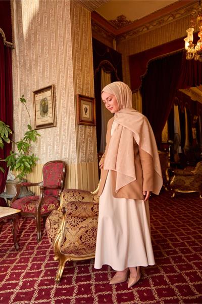 Silk Home Monogram Pamuk İpek Şal 461001-21