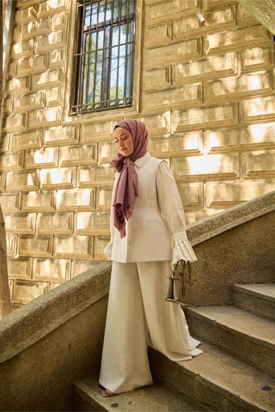 Silk Home Monogram Pamuk İpek Şal 461001-01