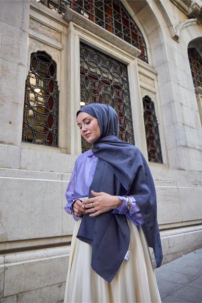 Silk Home Monogram Pamuk İpek Şal 461001-18