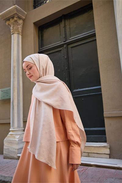 Silk Home Monogram Pamuk İpek Şal 461001-15