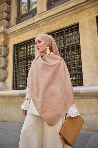 Silk Home Monogram Pamuk İpek Şal 461001-05