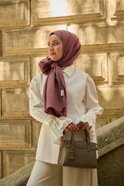 Silk Home Monogram Pamuk İpek Şal 461001-01