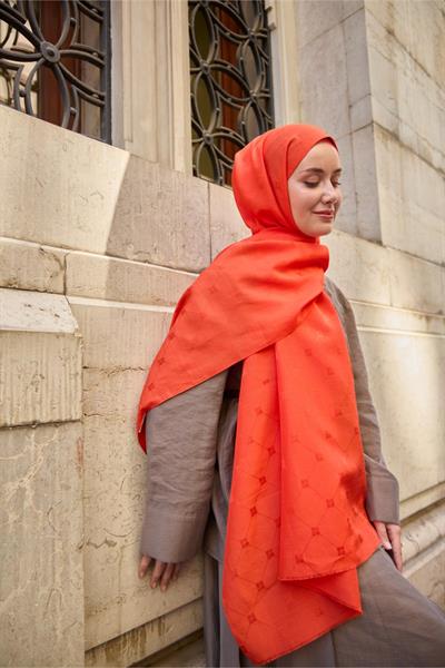 Silk Home Monogram Pamuk İpek Şal 461001-11