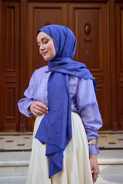 Silk Home Monogram Pamuk İpek Şal 461001-16
