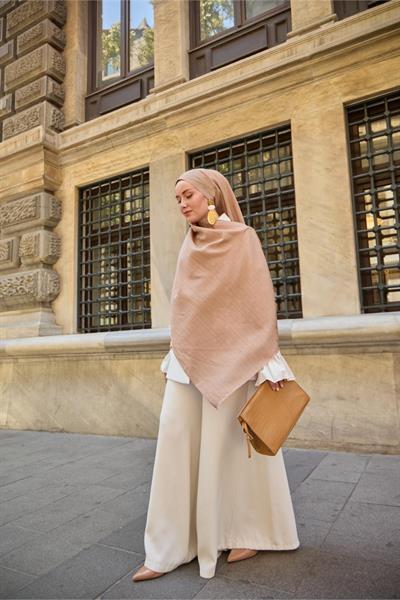 Silk Home Monogram Pamuk İpek Şal 461001-05