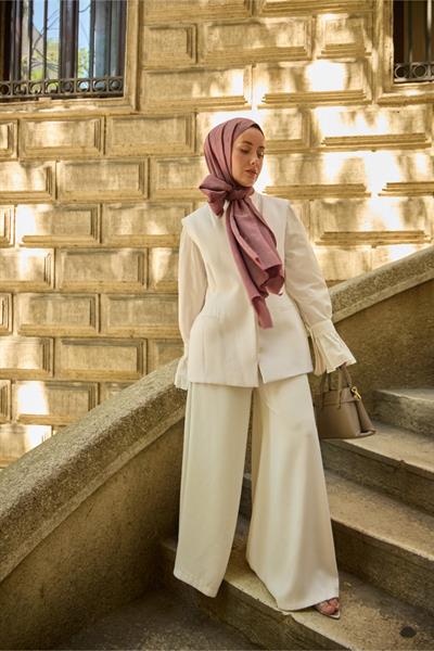 Silk Home Monogram Pamuk İpek Şal 461001-01