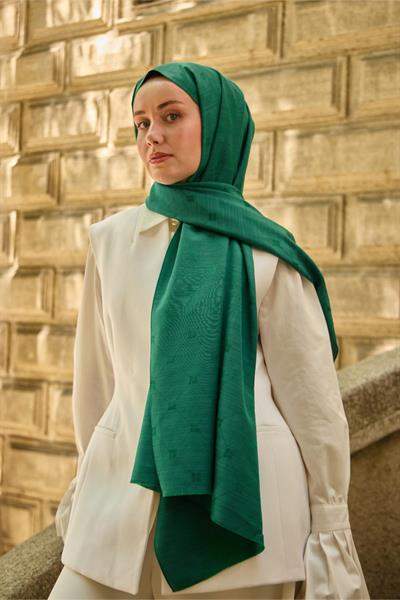 Silk Home Monogram Pamuk İpek Şal 461001-02