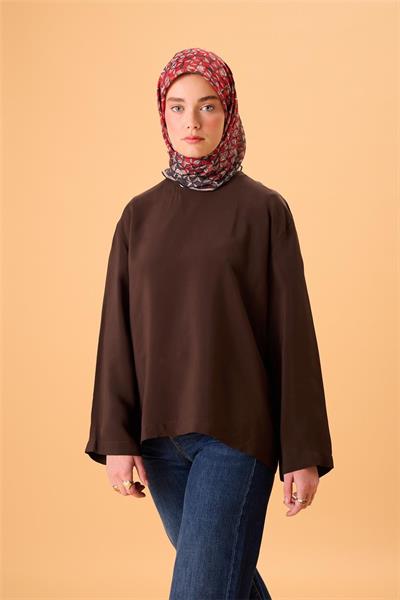 İnce Pamuk Soft Eşarp Antrasit-Kırmızı Geometrik Desenli Tok Duruşlu 90x90