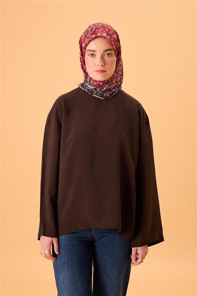 İnce Pamuk Soft Eşarp Antrasit-Kırmızı Geometrik Desenli Tok Duruşlu 90x90