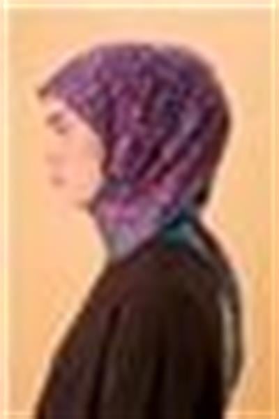 İnce Pamuk Soft Eşarp Zümrüt Yeşili Mor Pudra Pembe Gök Mavi Desenli Kaymaz Dokulu Tok Duruşlu 90x90