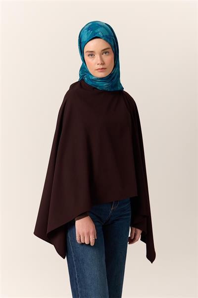 İnce Pamuk Soft Eşarp Lacivert-Turkuaz Desenli Nefes Alan Tok Duruşlu 90x90