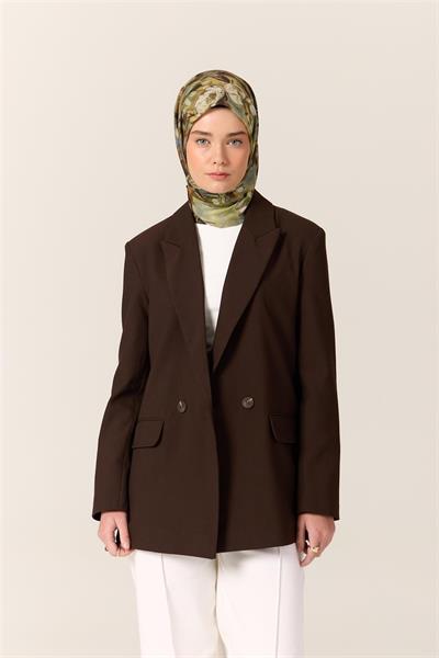 İnce Pamuk Soft Eşarp Haki-Fıstık Yeşili Desenli Kaymaz Dokulu Tok Duruşlu 90x90