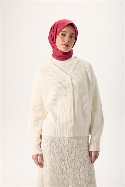 İnce Pamuk Soft Eşarp Fuşya-Gül Kurusu Düz Desenli Kaymaz Dokulu 90x90