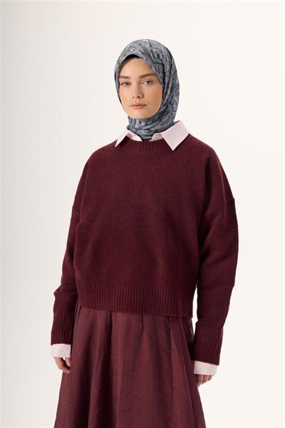 İnce Pamuk Soft Eşarp Gümüş-Gri Füme Desenli Nefes Alan Tok Duruşlu 90x90