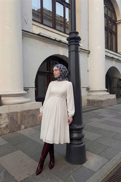 Pamuk Karışımlı Soft Eşarp Zikzak Akış Desen Lacivert 90x90