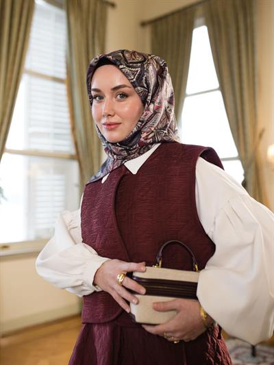 Silk Home Twill İpek Eşarp 11456-34