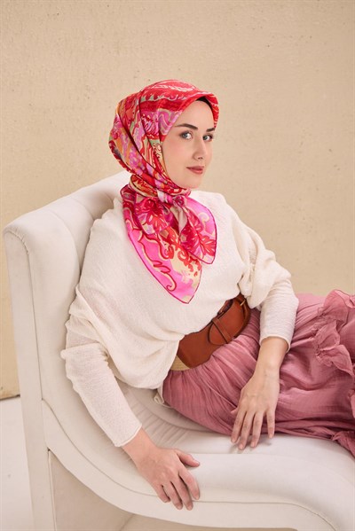 Silk Home Twill İpek Eşarp 11512-14
