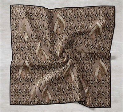 Twill İpek Eşarp Serenit Yeşil Bej 90x90