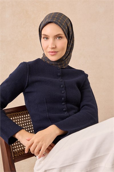 Silkhome Olinda Eşarp Koyu Lacivert