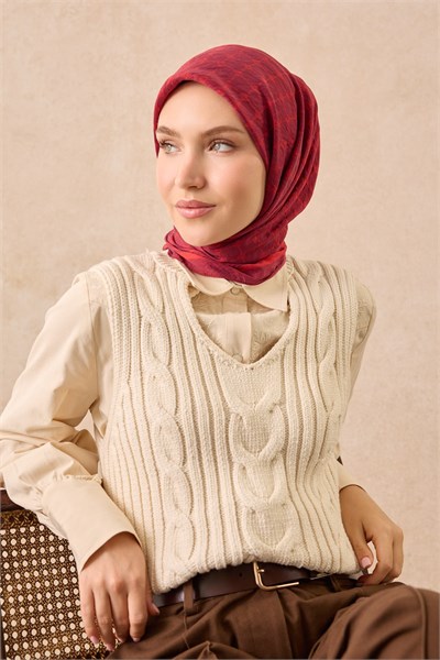 Silkhome Olinda Eşarp Vişne Çürüğü