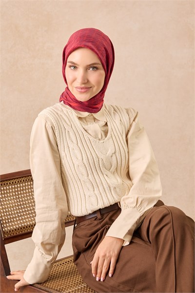 Silkhome Olinda Eşarp Vişne Çürüğü
