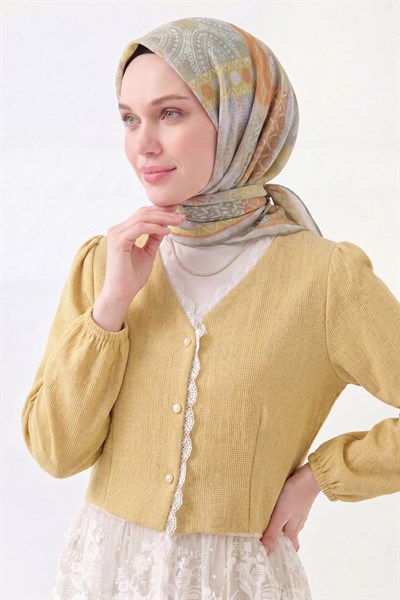 Soft Eşarp Authentic Açık Yeşil