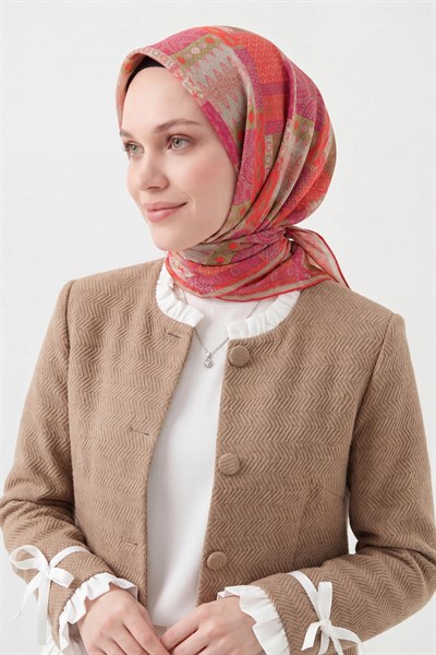 Soft Eşarp Authentic Fuşya