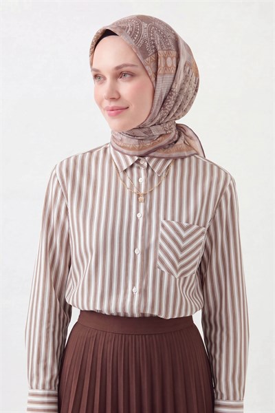 Soft Eşarp Authentic Gül Kurusu