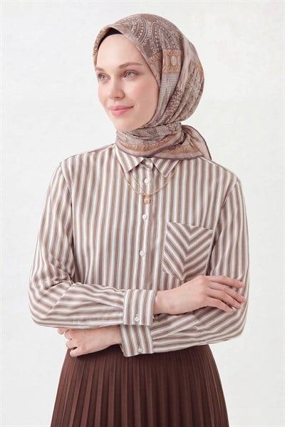 Soft Eşarp Authentic Gül Kurusu