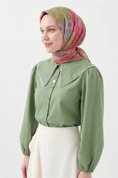 Soft Eşarp Authentic Şeker Pembesi