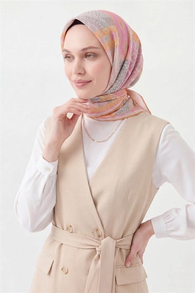Soft Eşarp Authentic Tozpembe