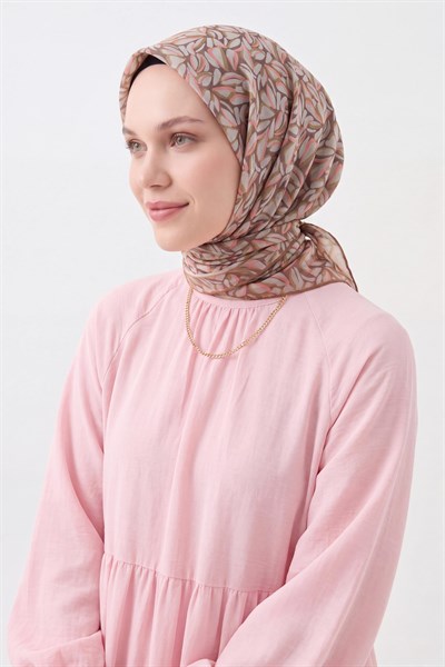 Soft Eşarp Çakıl Taşı Gül Kurusu