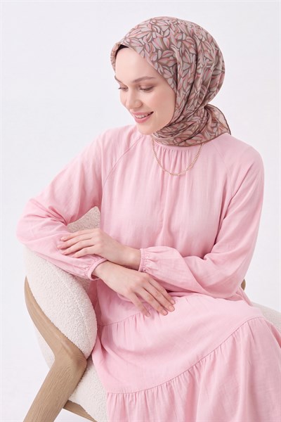 Soft Eşarp Çakıl Taşı Gül Kurusu