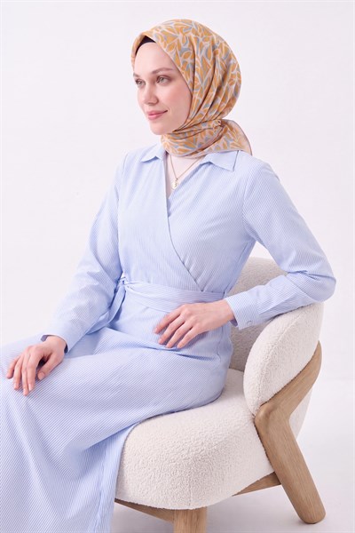 Soft Eşarp Çakıl Taşı Hardal