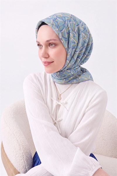 Soft Eşarp Çakıl Taşı Mor