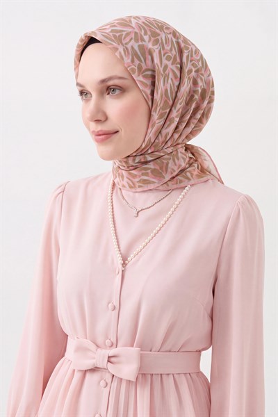 Soft Eşarp Çakıl Taşı Pembe