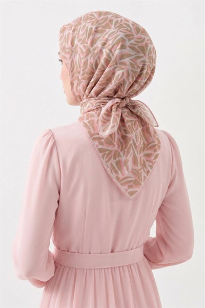 Soft Eşarp Çakıl Taşı Pembe