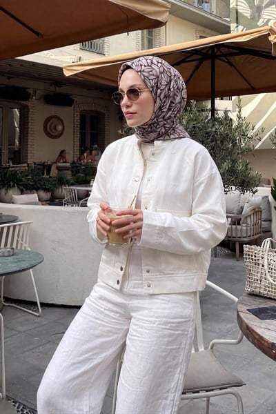 Soft Eşarp Çakıl Taşı Siyah